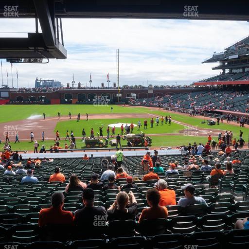 Oracle Park - Section Premium Lower Box 123 Seat View