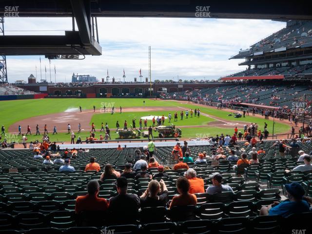 Oracle Park - Section Premium Lower Box 123 Seat View Oracle Park - Section Premium Lower Box 123 Seat View