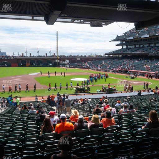 Oracle Park - Section Premium Lower Box 124 Seat View