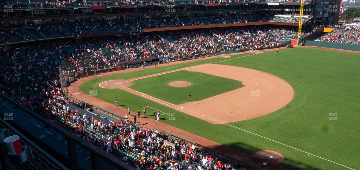Oracle Park - Section View Box 302 Seat View