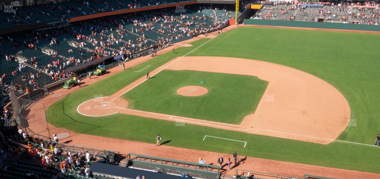Oracle Park - Section View Box 307 Seat View