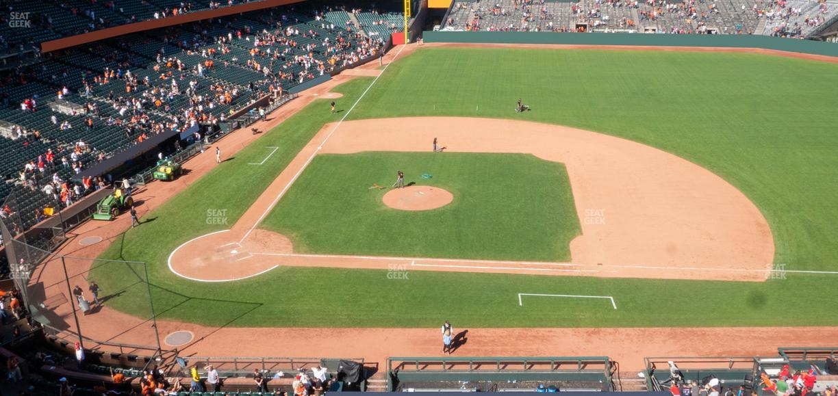Oracle Park - Section View Box 308 Seat View