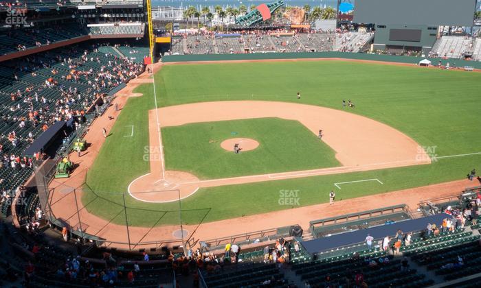 Oracle Park - Section View Box 311 Seat View
