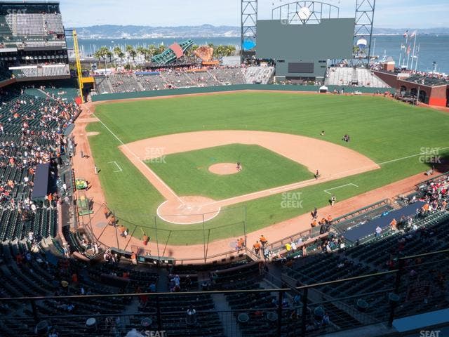 Oracle Park - Section View Box 313 Seat View