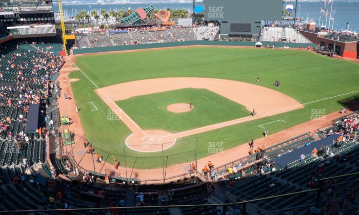 Oracle Park - Section View Box 313 Seat View