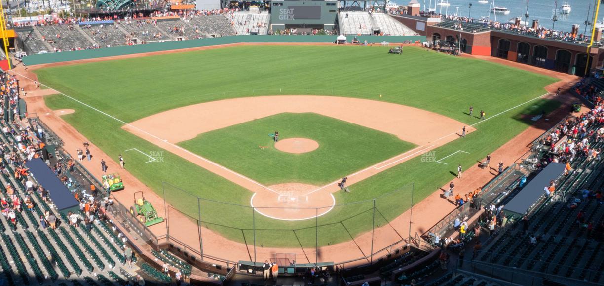 Oracle Park - Section View Box 315 Seat View