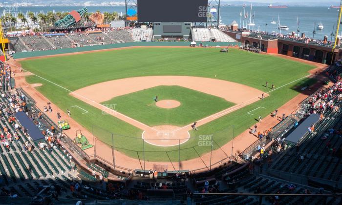 Oracle Park - Section View Box 315 Seat View