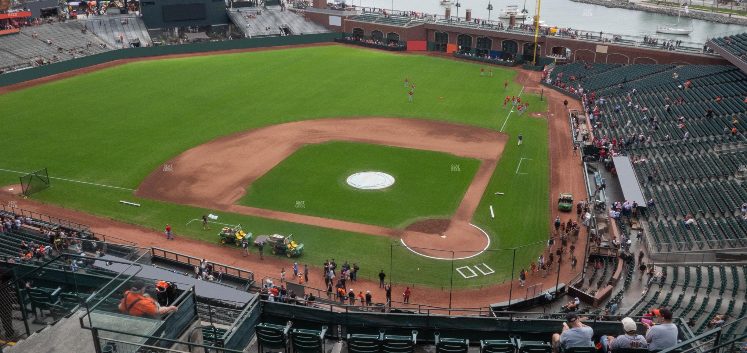 Oracle Park - Section View Box 319 Seat View