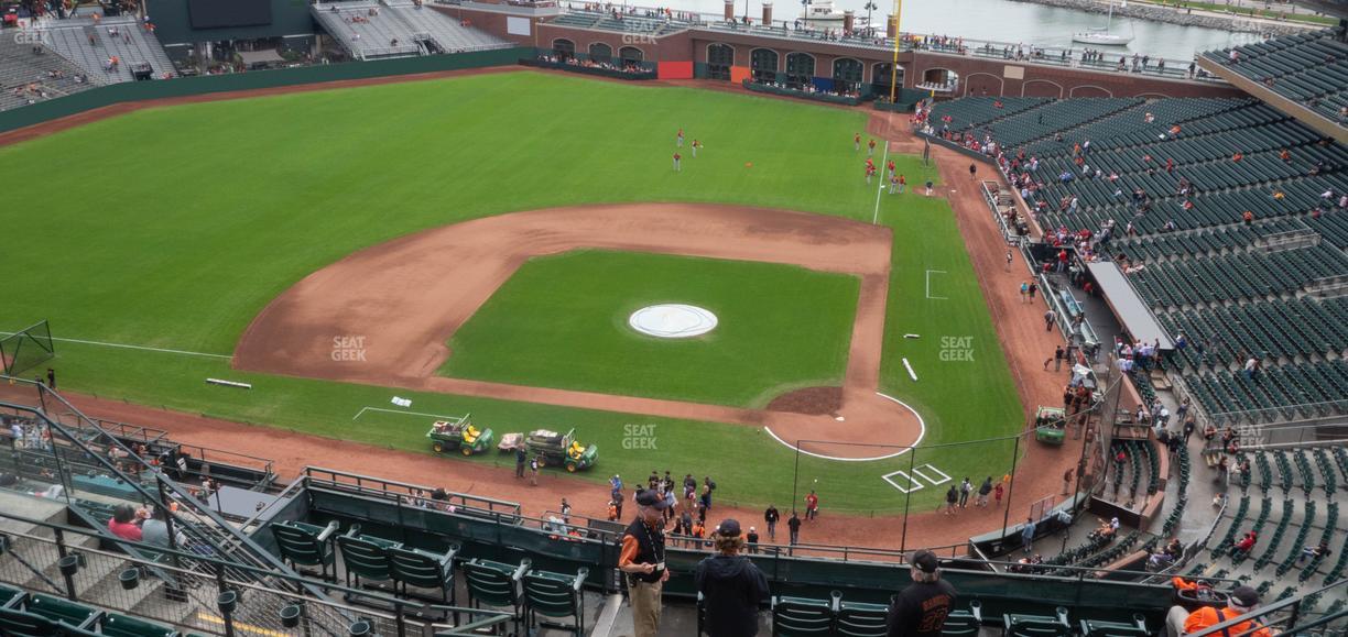 Oracle Park - Section View Box 320 Seat View