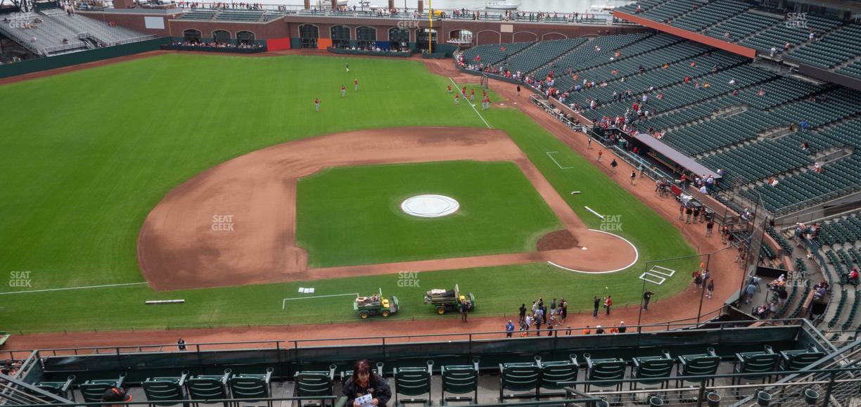 Oracle Park - Section View Box 323 Seat View