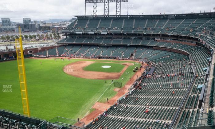 Oracle Park - Section View Box 334 Seat View