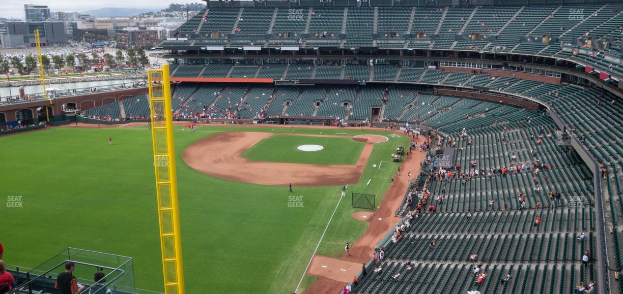 Oracle Park - Section View Box 335 Seat View