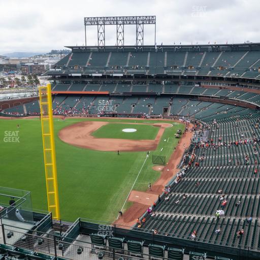 Oracle Park - Section View Box 335 Seat View