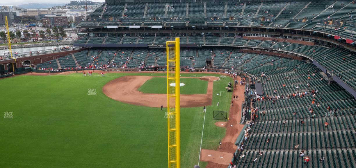 Oracle Park - Section View Box 336 Seat View