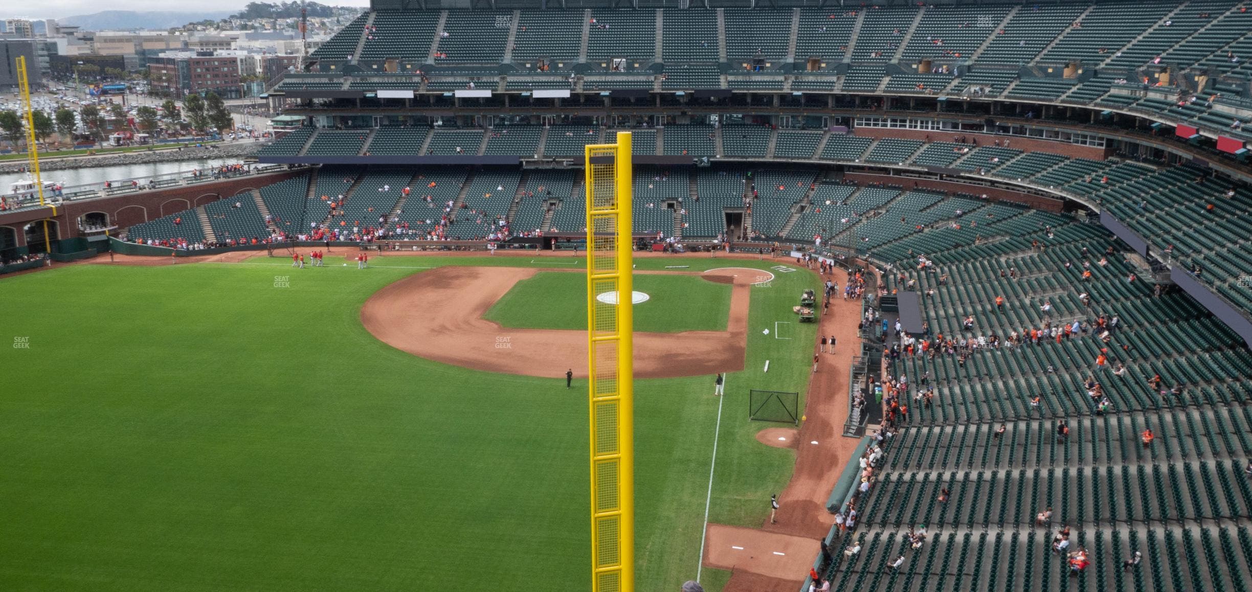 Oracle Park - Section View Box 336 Seat View