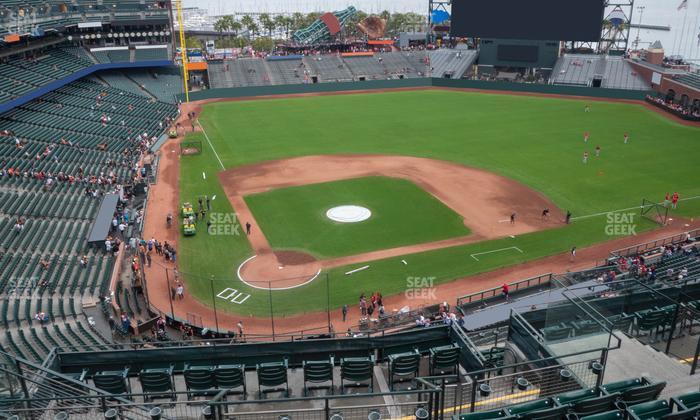 Oracle Park - Section View Reserved 312 Seat View
