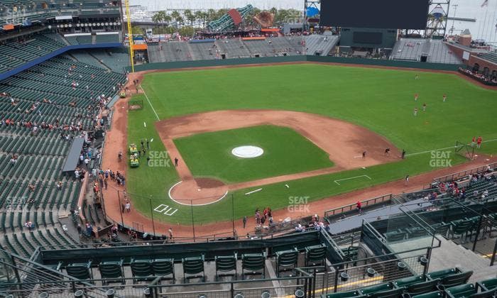 Oracle Park - Section View Reserved 312 Seat View