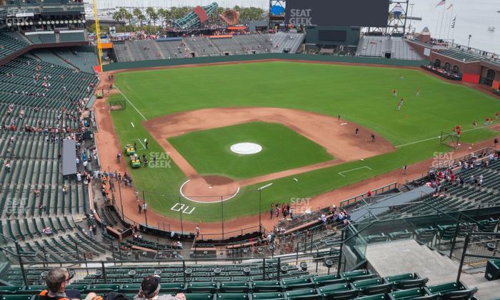 Oracle Park - Section View Reserved 313 Seat View