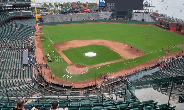 Oracle Park - Section View Reserved 313 Seat View