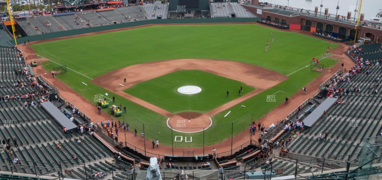 Oracle Park - Section View Reserved 315 Seat View