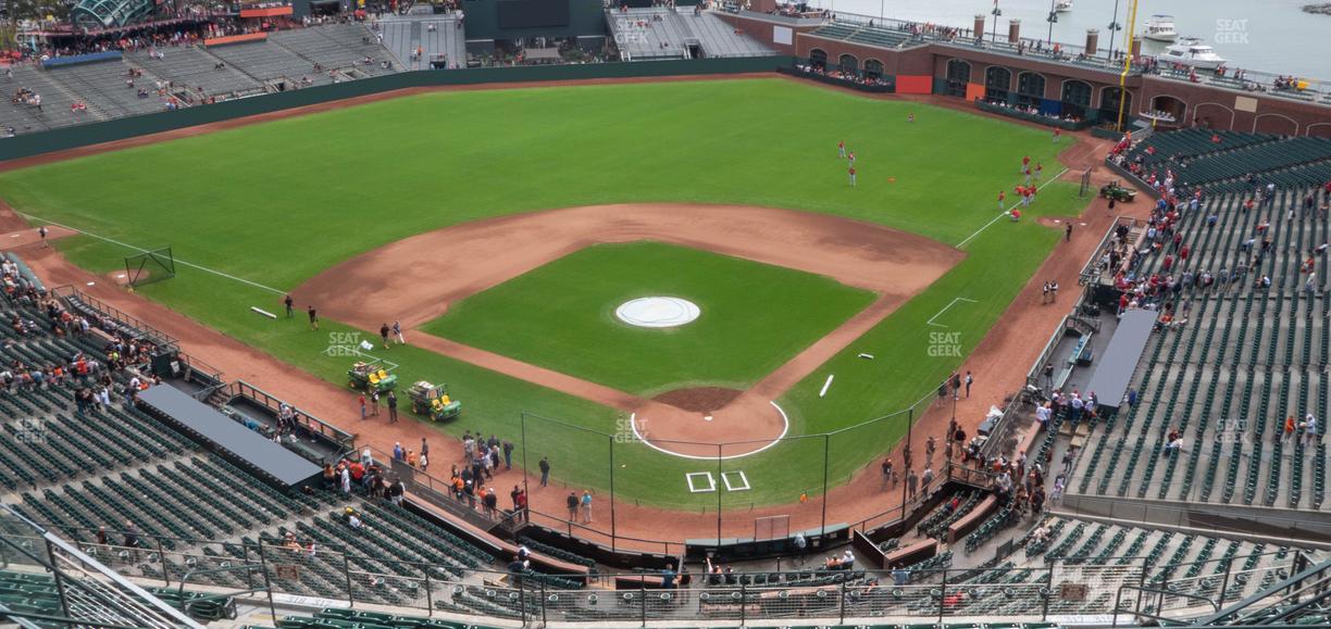 Oracle Park - Section View Reserved 317 Seat View