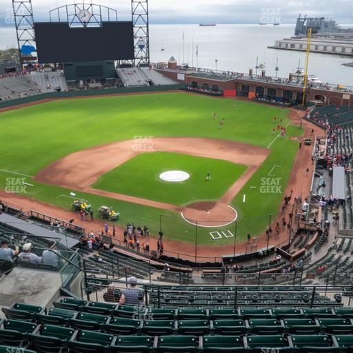 Oracle Park - Section View Reserved 318 Seat View