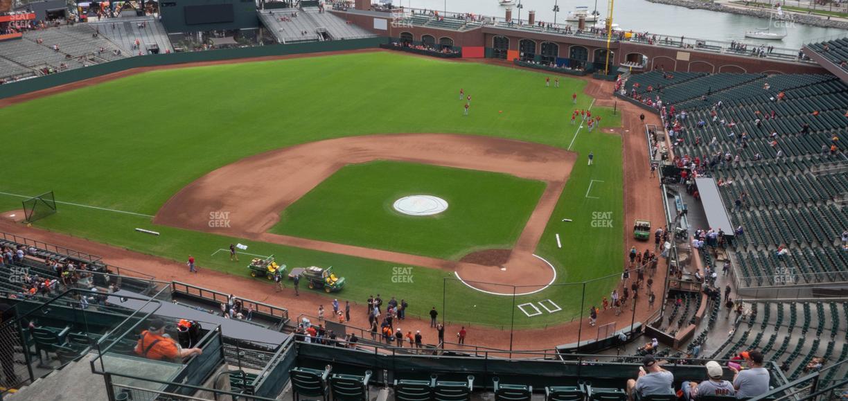 Oracle Park - Section View Reserved 319 Seat View