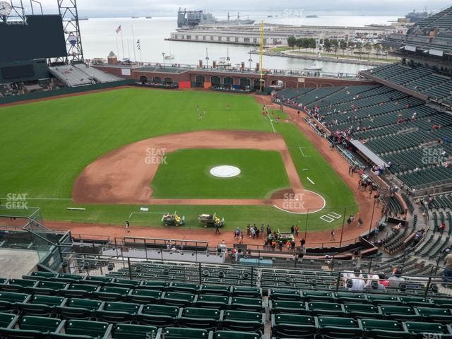 Oracle Park - Section View Reserved 321 Seat View