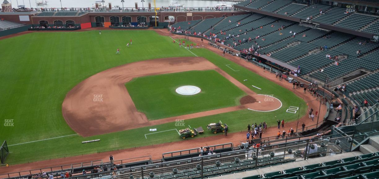 Oracle Park - Section View Reserved 324 Seat View