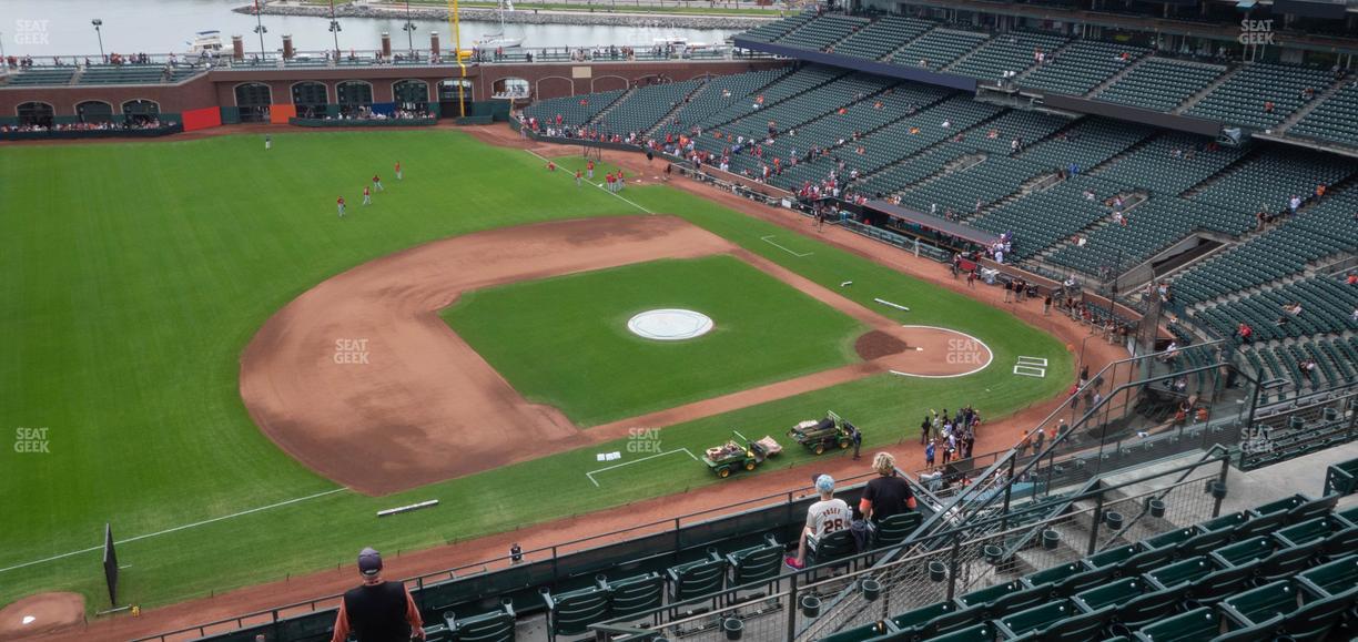 Oracle Park - Section View Reserved 325 Seat View