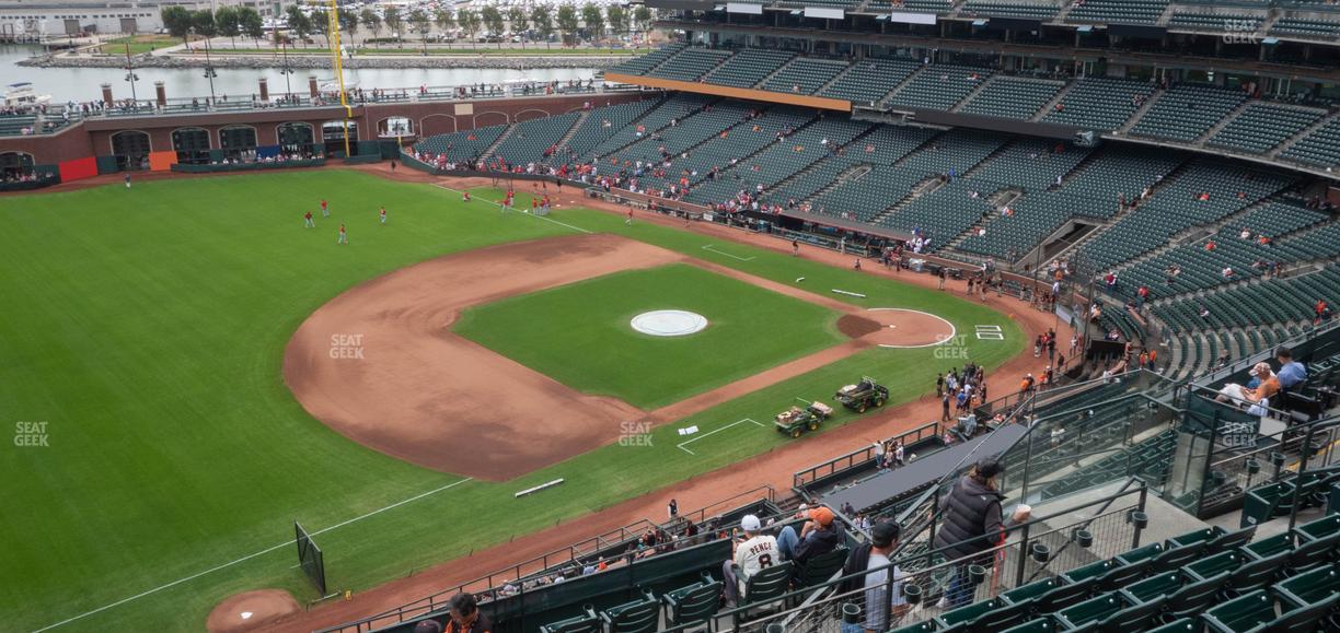 Oracle Park - Section View Reserved 327 Seat View