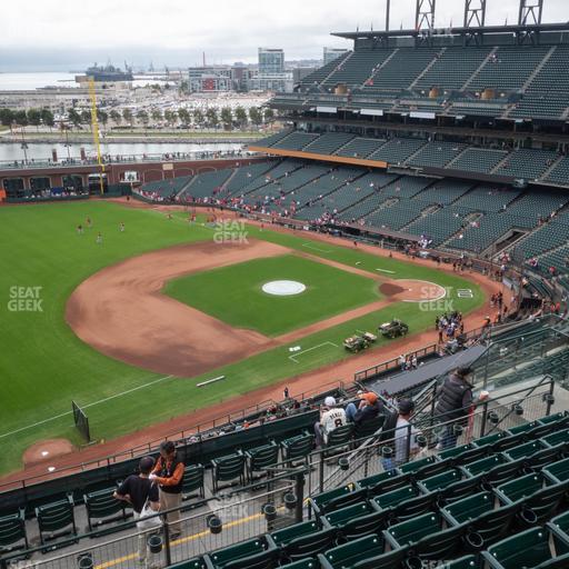Oracle Park - Section View Reserved 327 Seat View