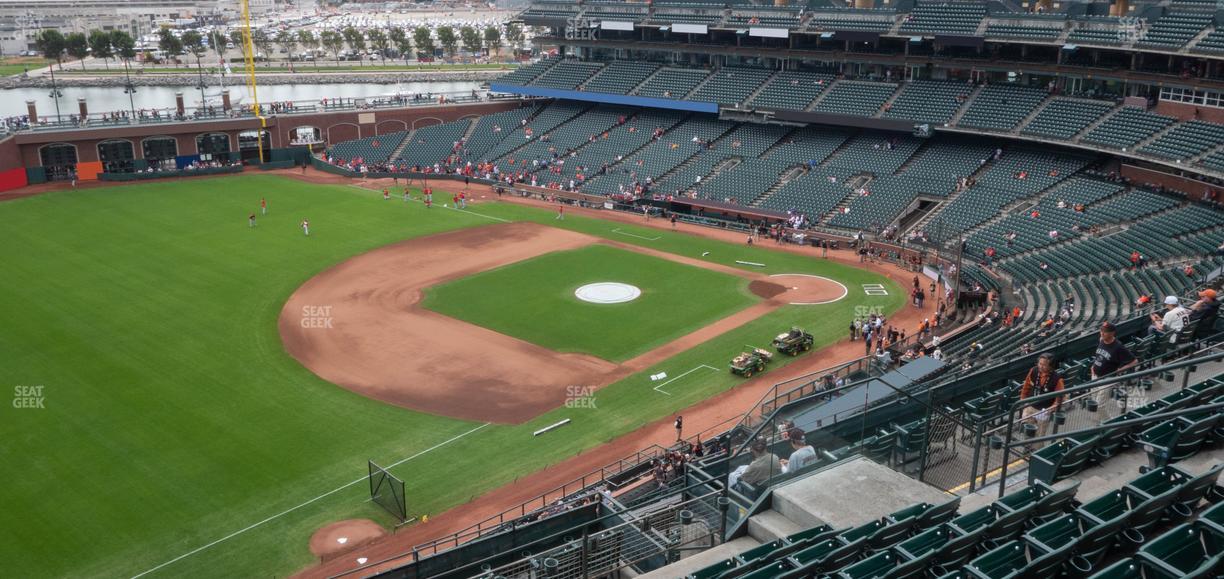 Oracle Park - Section View Reserved 328 Seat View