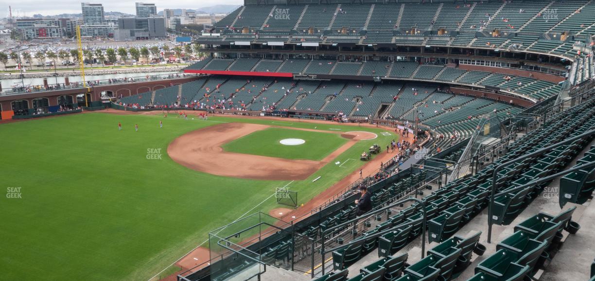 Oracle Park - Section View Reserved 332 Seat View