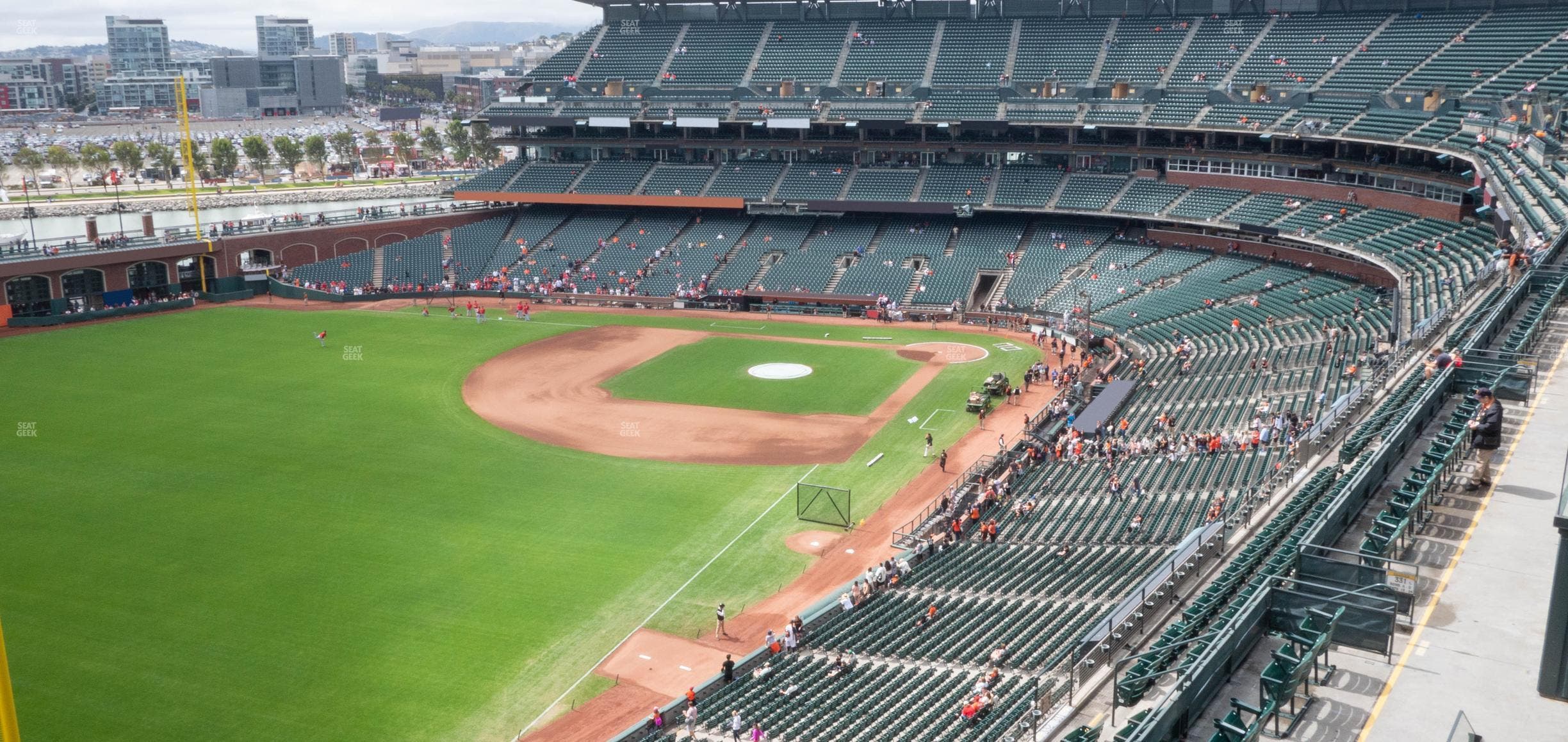Oracle Park - Section View Reserved 333 Seat View