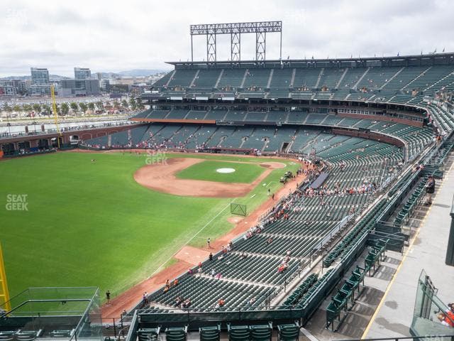 Oracle Park - Section View Reserved 333 Seat View