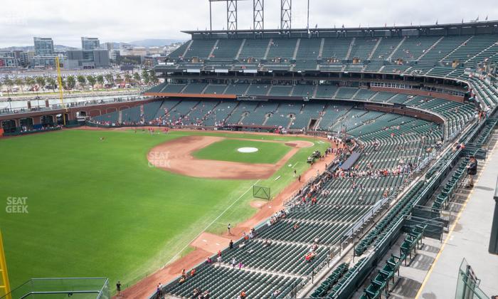 Oracle Park - Section View Reserved 333 Seat View