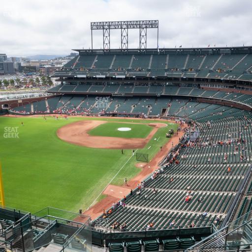 Oracle Park - Section View Reserved 334 Seat View