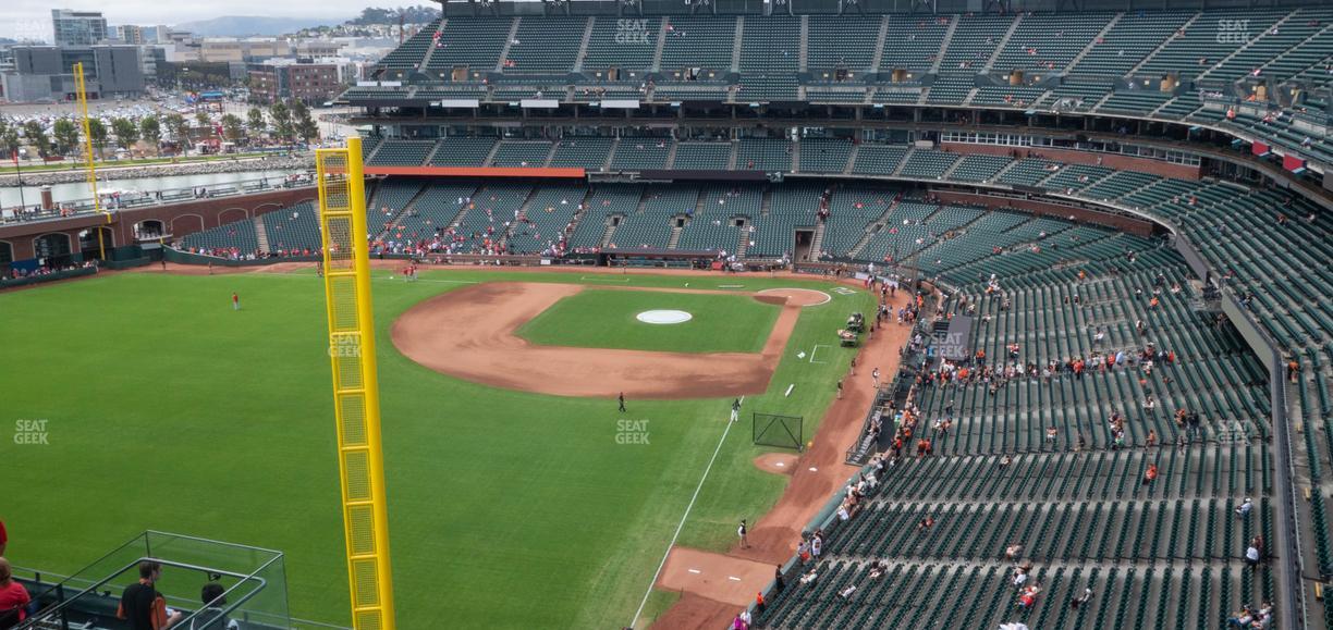 Oracle Park - Section View Reserved 335 Seat View