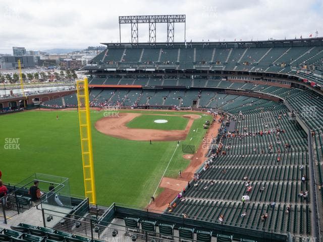 Oracle Park - Section View Reserved 335 Seat View