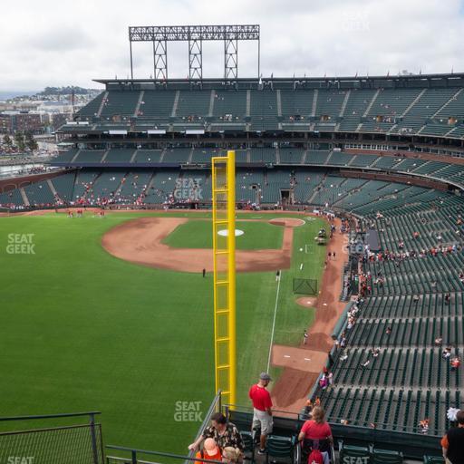 Oracle Park - Section View Reserved 336 Seat View