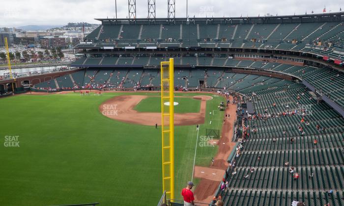 Oracle Park - Section View Reserved 336 Seat View