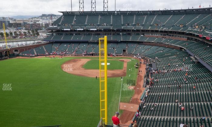 Oracle Park - Section View Reserved 336 Seat View