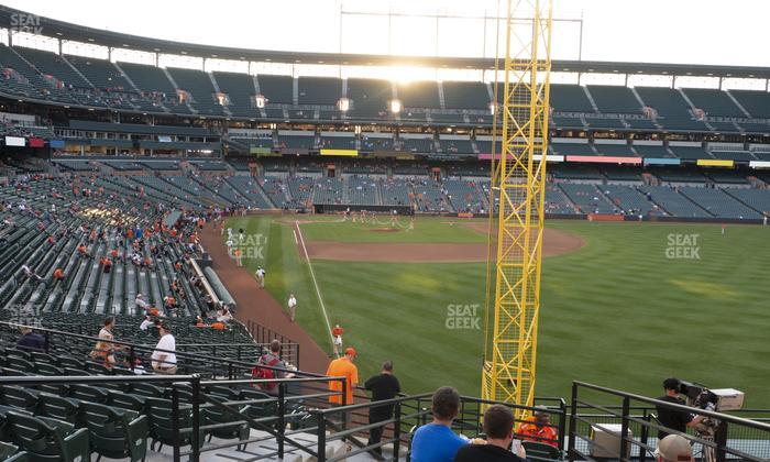 Oriole Park at Camden Yards - Section 1 Seat View
