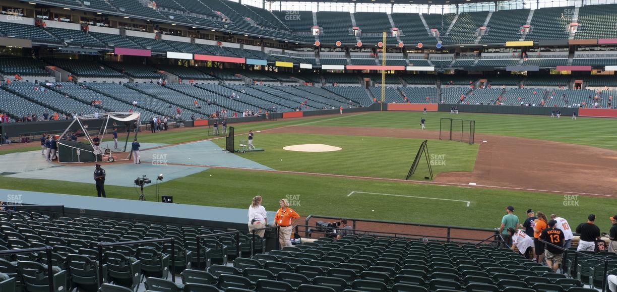 Oriole Park at Camden Yards - Section 20 Seat View