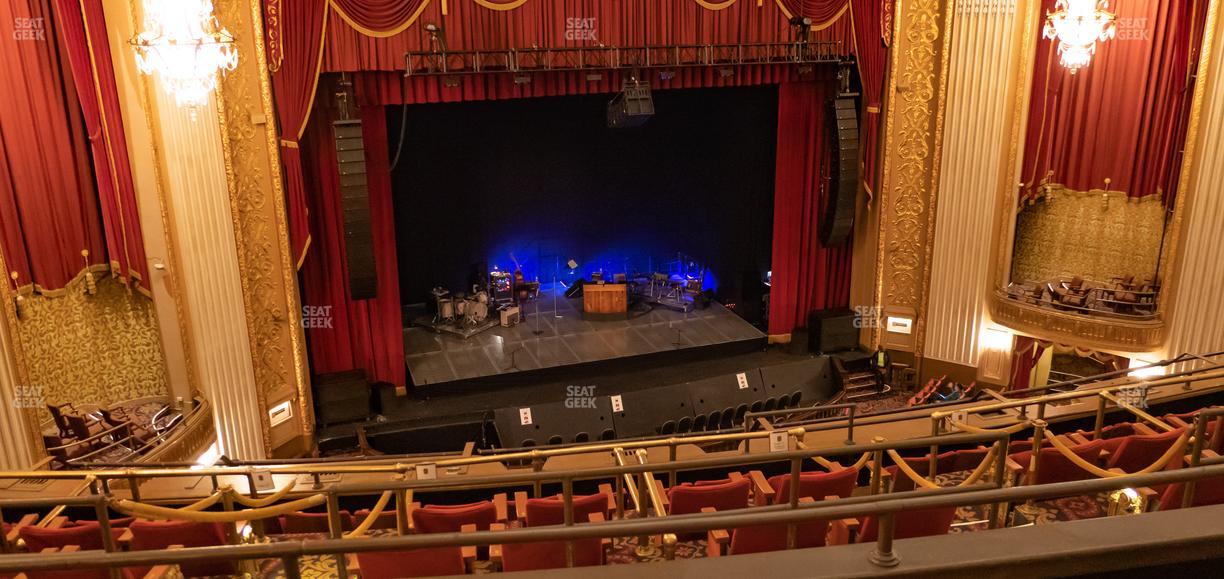 Orpheum Theatre - Memphis - Section Balcony Left Center Seat View