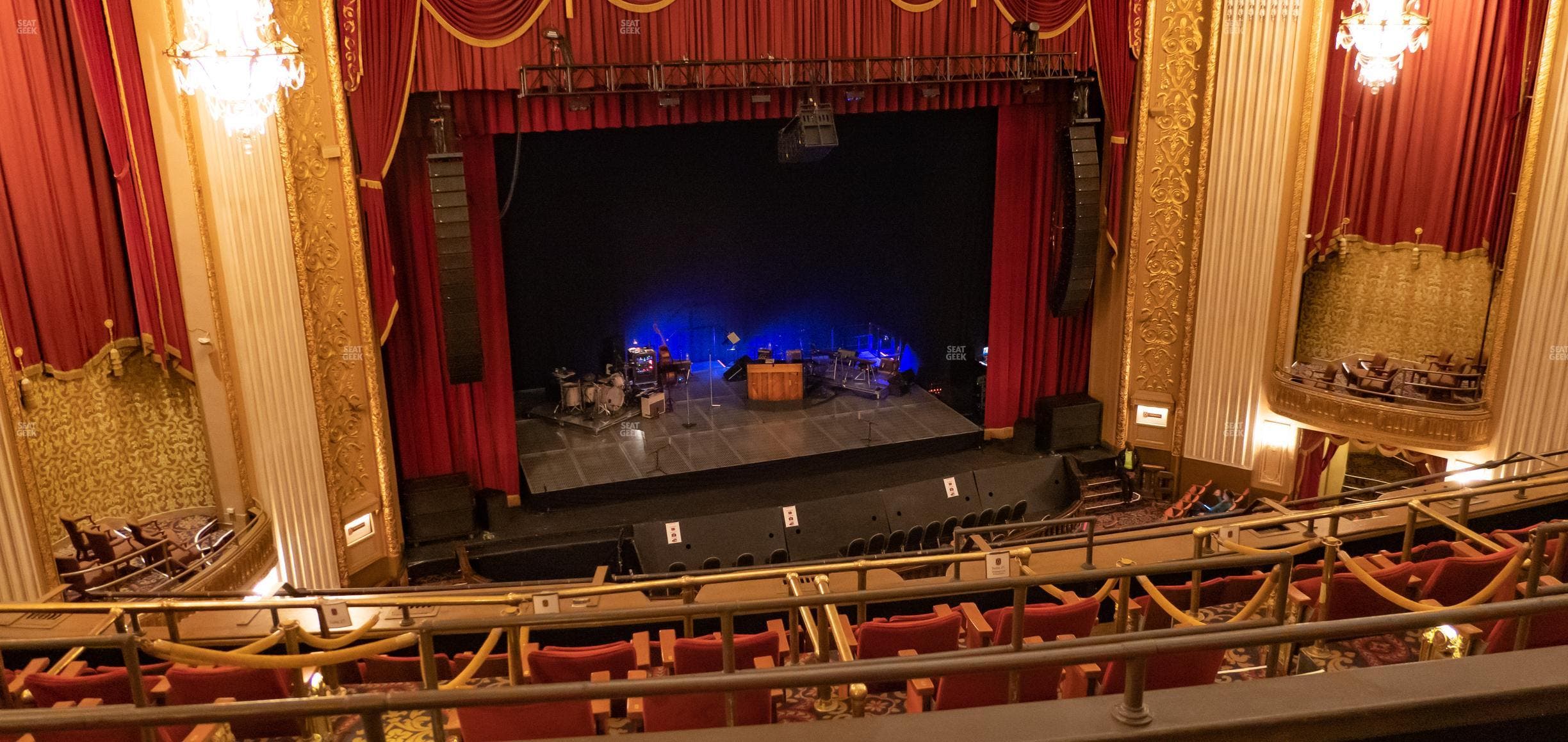 Orpheum Theatre - Memphis - Section Balcony Left Center Seat View