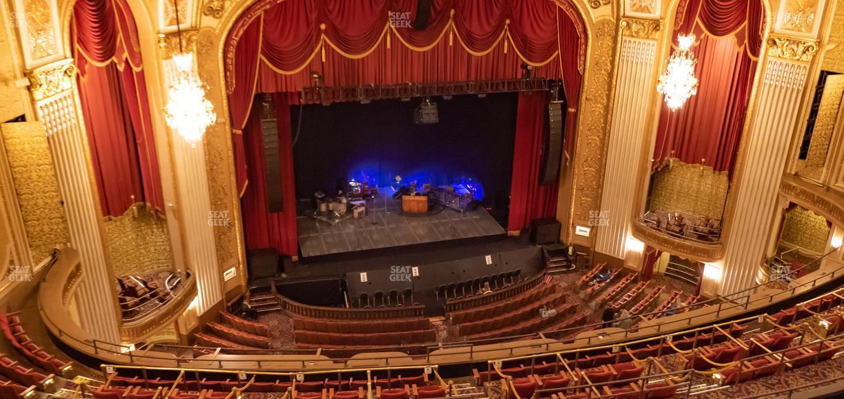 Orpheum Theatre - Memphis - Section Lower Gallery Left Center Seat View