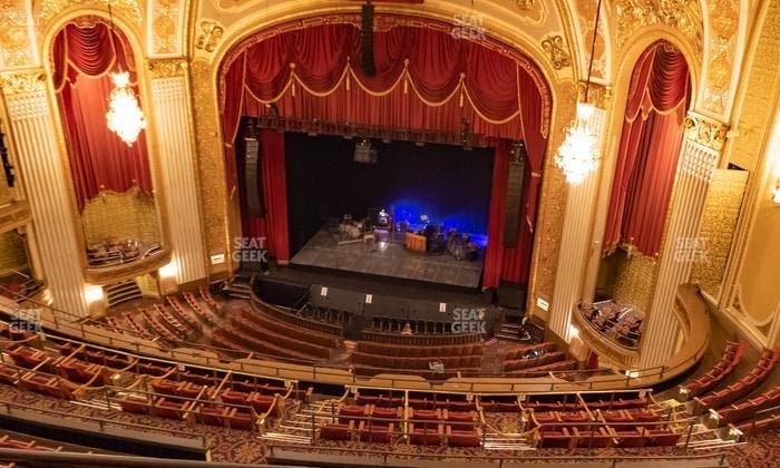 Orpheum Theatre - Memphis - Section Lower Gallery Right Center Seat View