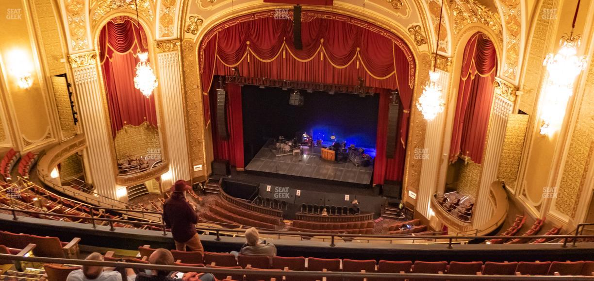 Orpheum Theatre - Memphis - Section Upper Gallery Center Seat View